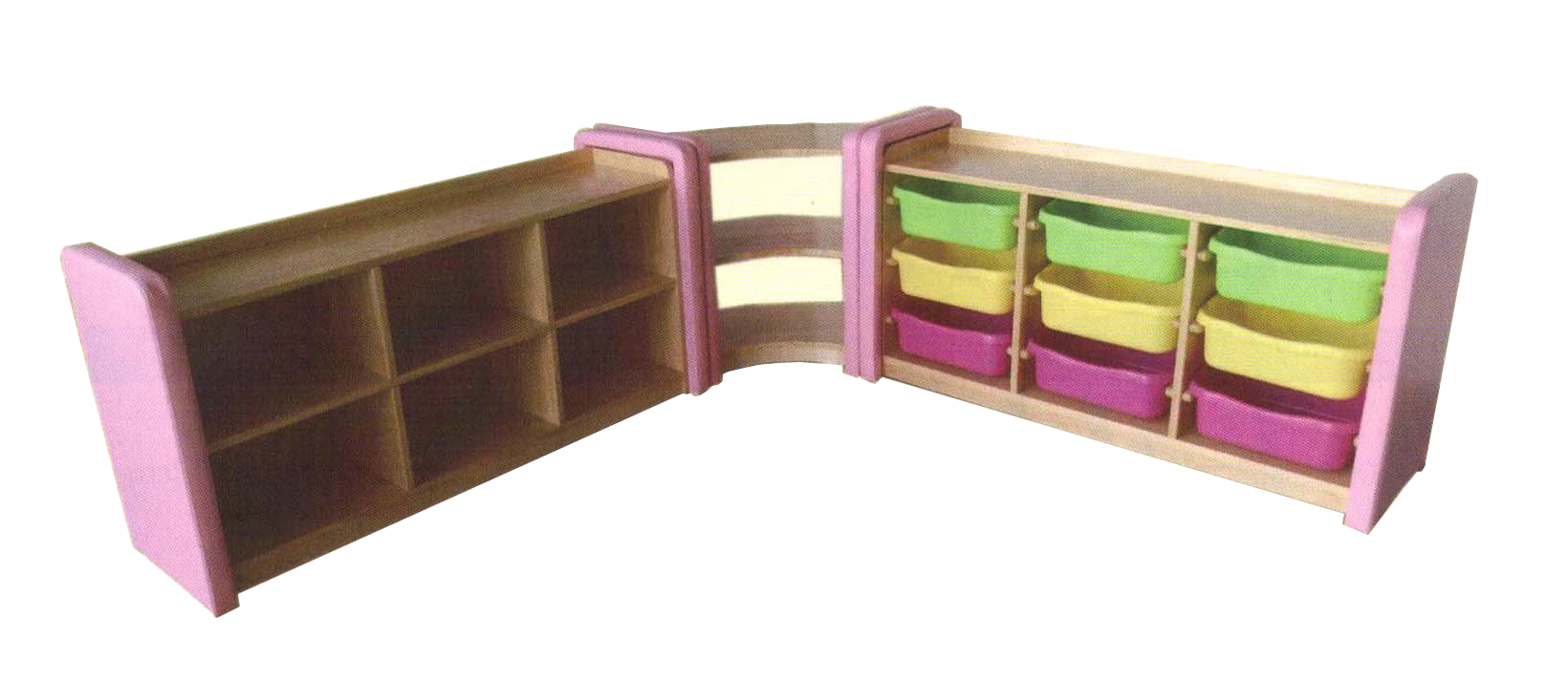 9.1 C-668弧形組合櫃(幼兒)