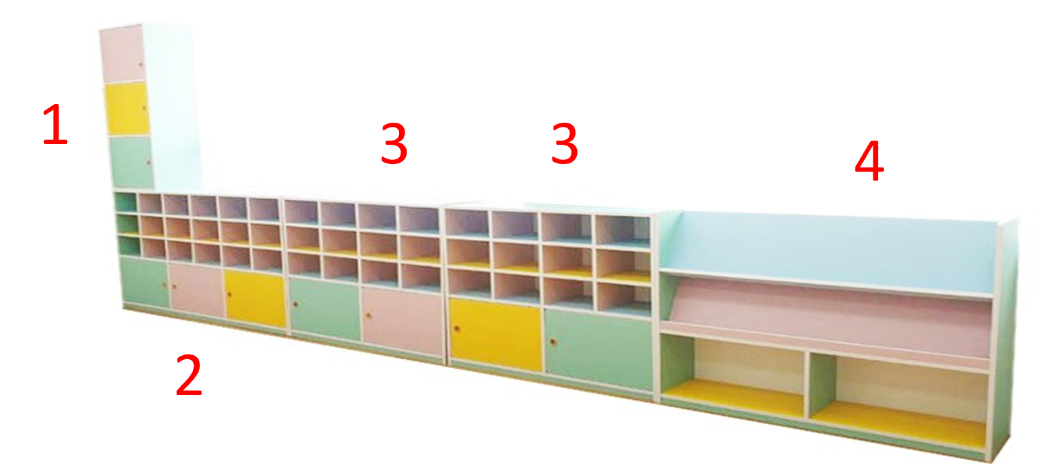 17.2 MB1B5彩色組合櫃