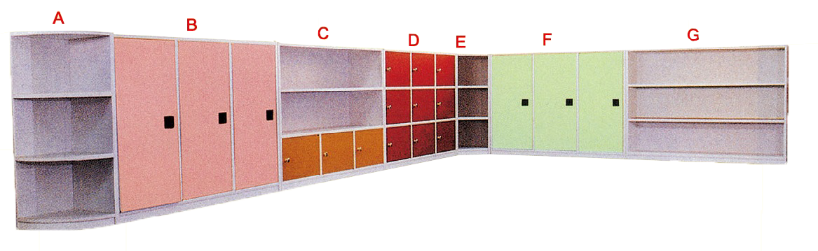 25.2 C002美耐板組合櫃