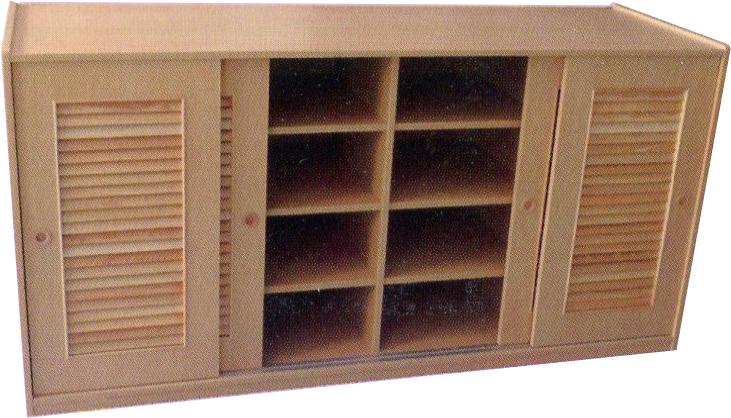 13.2 16格百葉棉被櫃