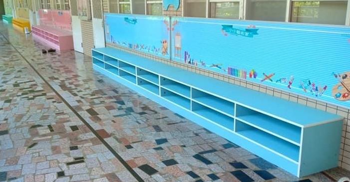 15.1 走廊彩色鞋櫃(幼兒)