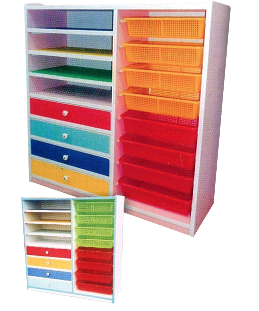 21.2 B018彩色美勞收納櫃