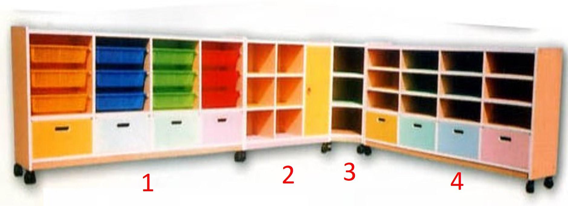 17.3 B197附輪子組合櫃