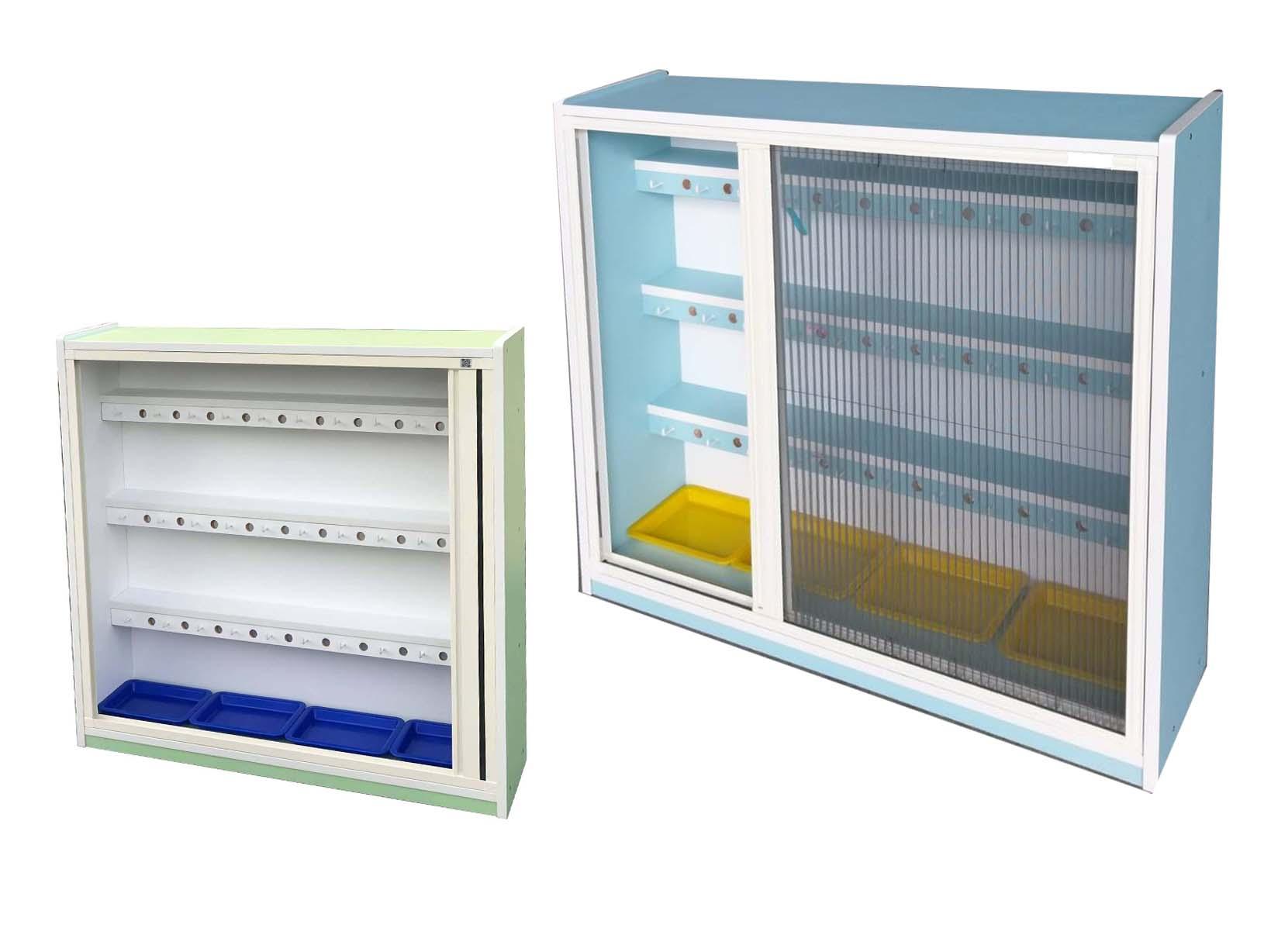 19.2 塑鋼茶杯櫃(紗網拉門)